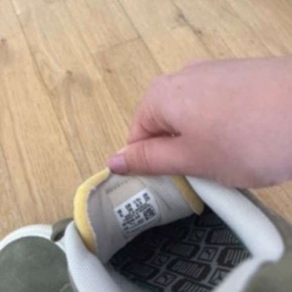 Puma Green Platform Suede Sneakers - Picture 7 of 7